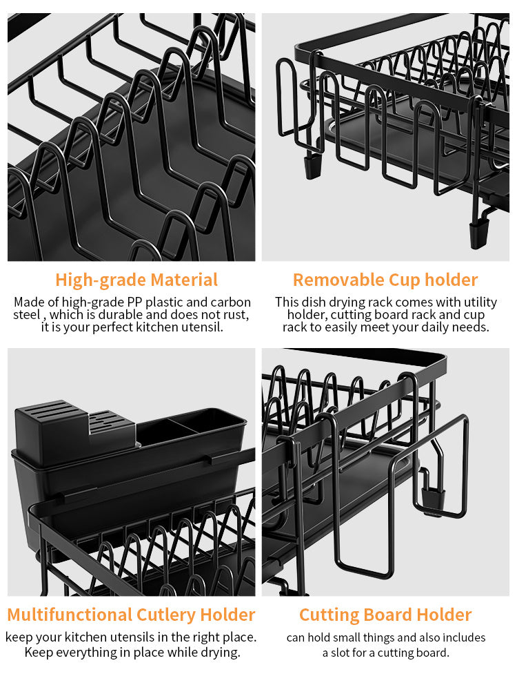 Spacious Dish Drying Rack