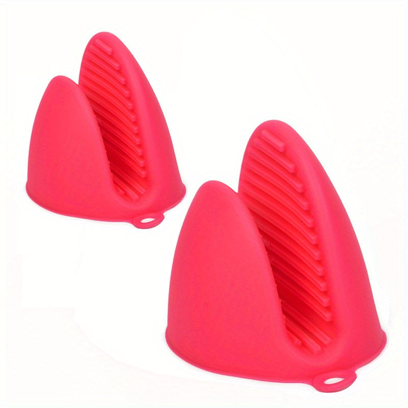 2 Pack Silicone Oven Mitts Pot Holders Sets