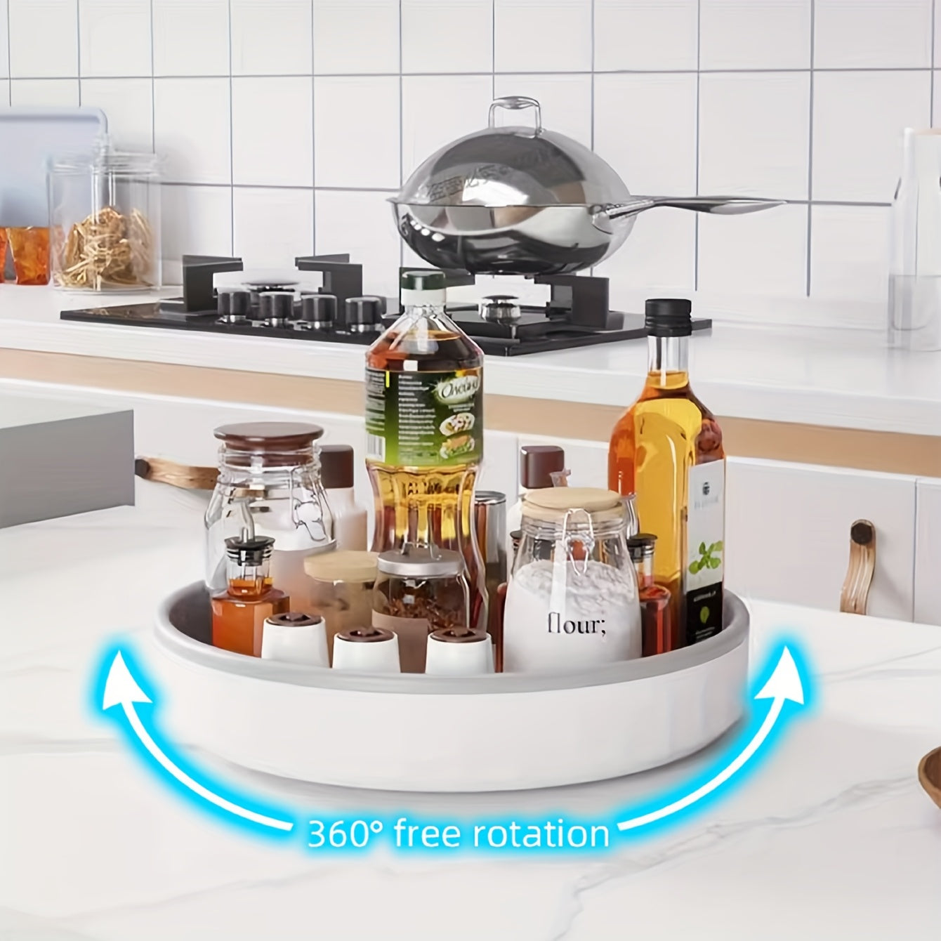 1pc Kitchen Turntable Multifunctional