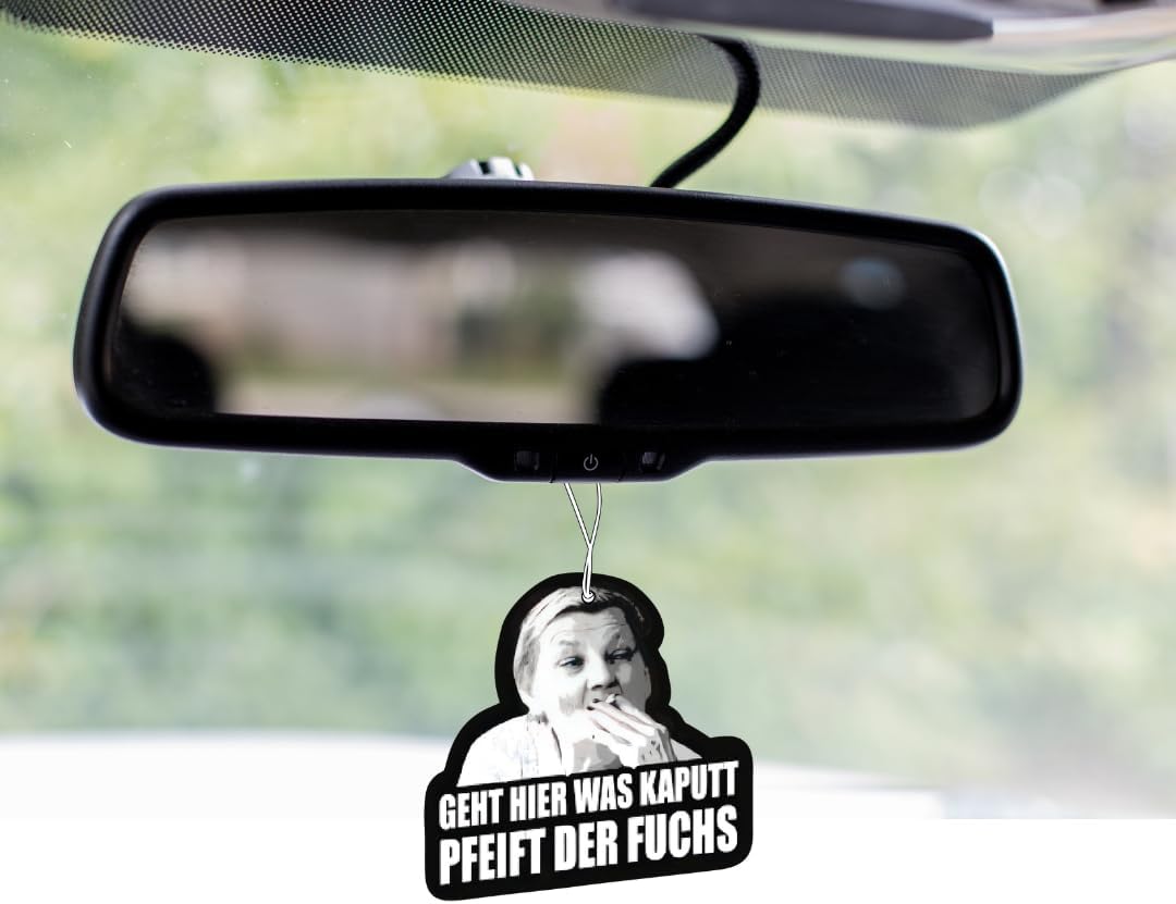 2x Karin Ritter Duftbaum Auto lustig Spruch, Duftspender, tuning, car air freshener, Duftanhänger Set