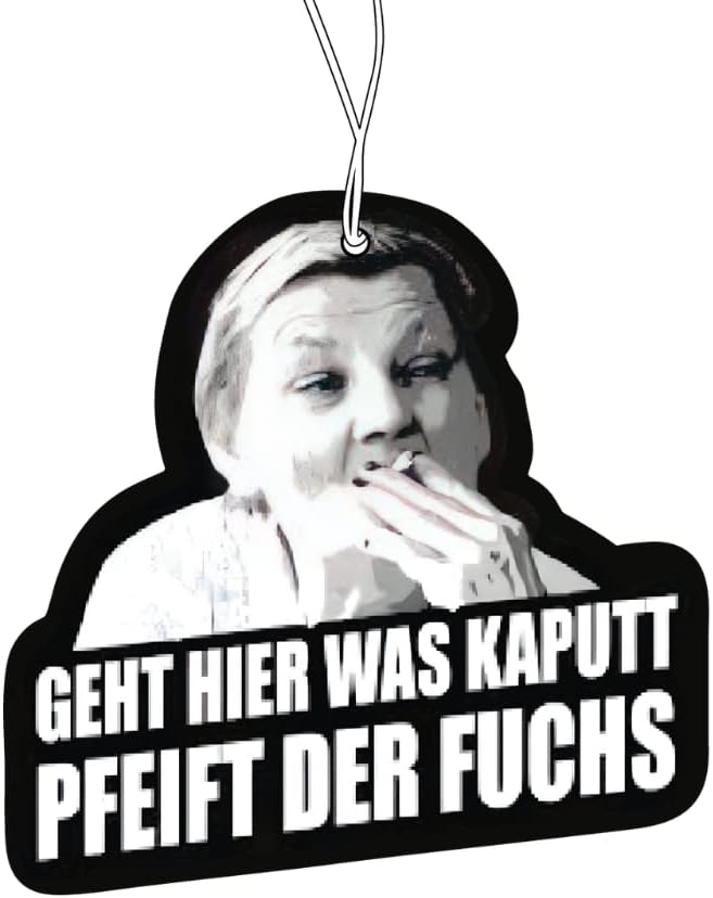 2x Karin Ritter Duftbaum Auto lustig Spruch, Duftspender, tuning, car air freshener, Duftanhänger Set