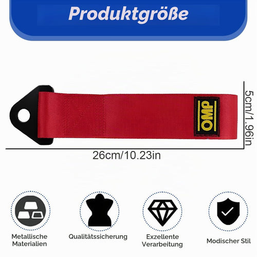 2 Stück Universal Abschleppschlaufe, Auto Stoßfänger Abschleppschlaufe, Abschleppseil Rennwagen, Für Fahrzeug Vorne Hinten Stoßfänger Dekoration Tuning