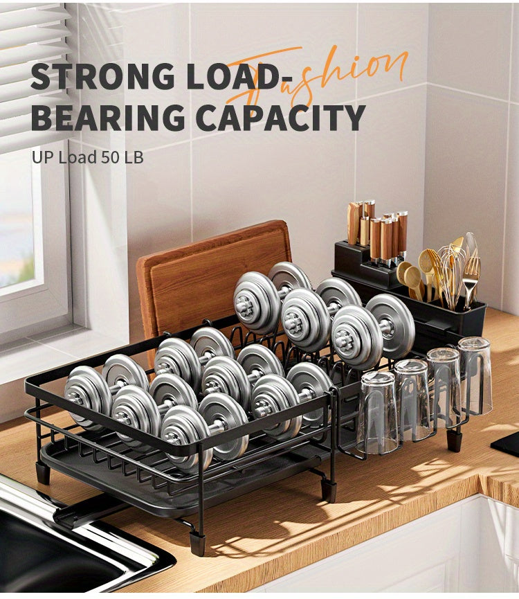 Spacious Dish Drying Rack
