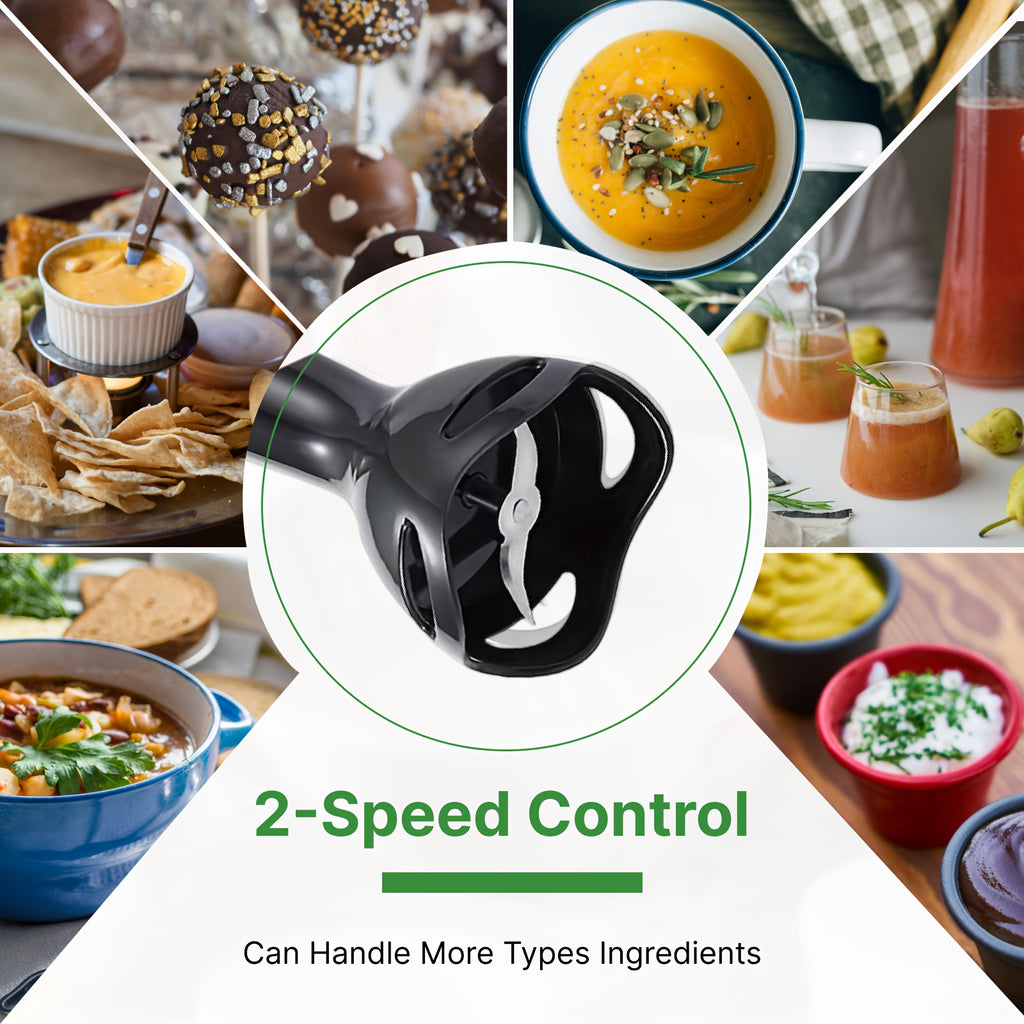2-Speed Handheld Immersion Blender
