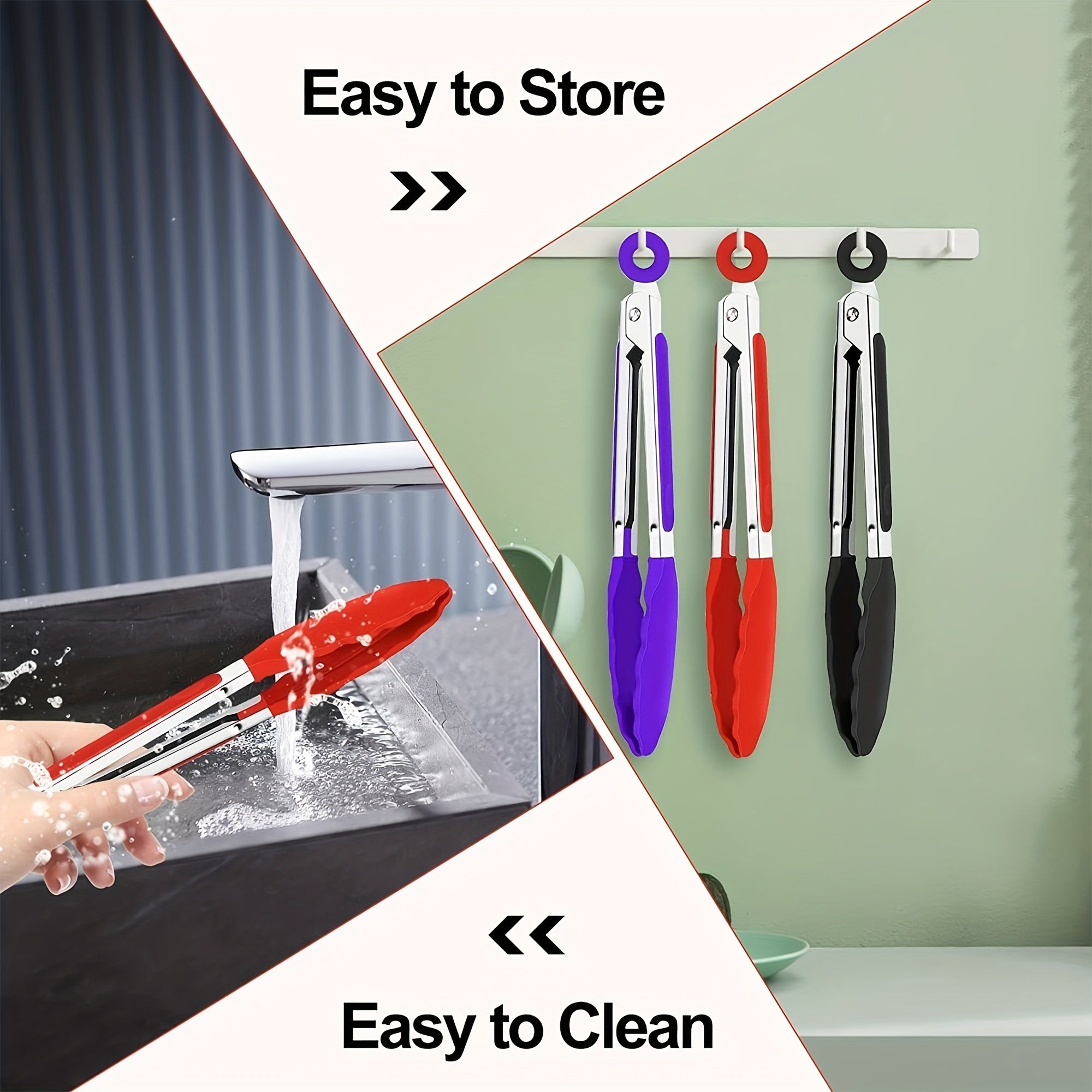3pcs / 7pcs Kitchen Tongs
