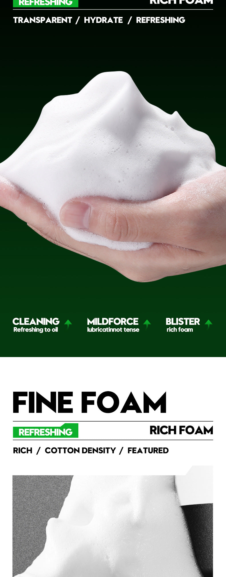 Deep Cleansing Facial Cleanser for Men Oil