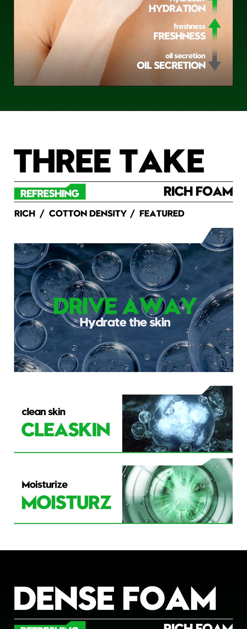 Deep Cleansing Facial Cleanser for Men Oil