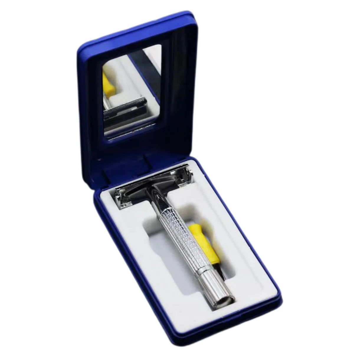 Men Shaving Razor with Blade