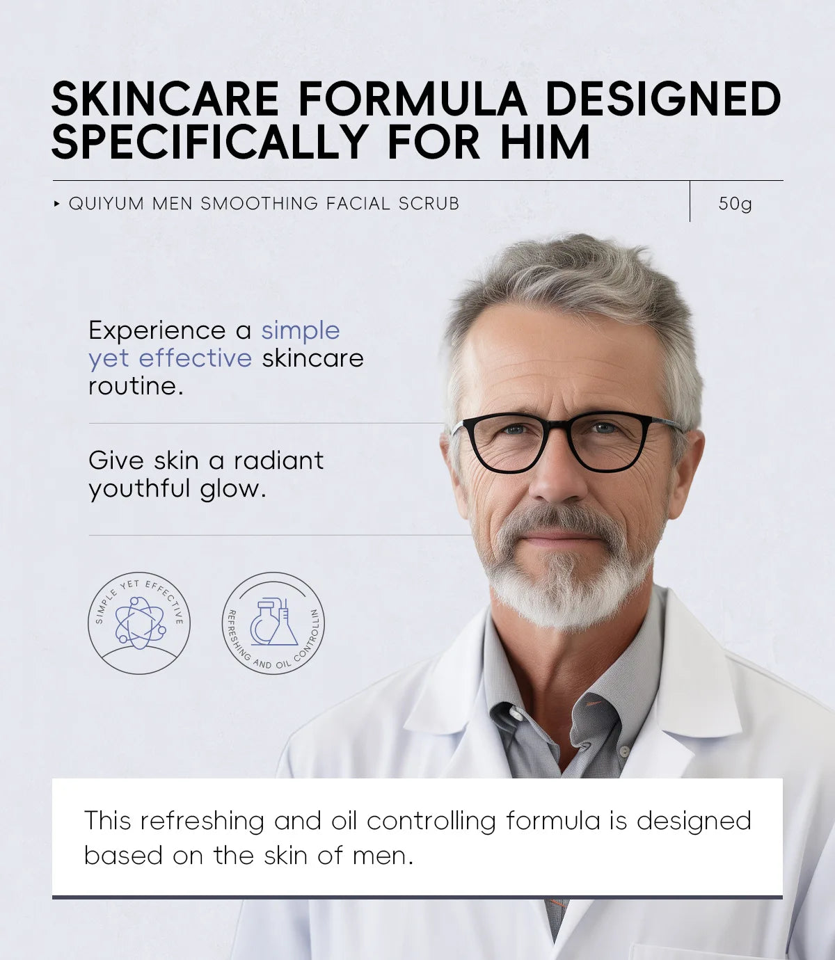 Men's Smooth Facial Scrub