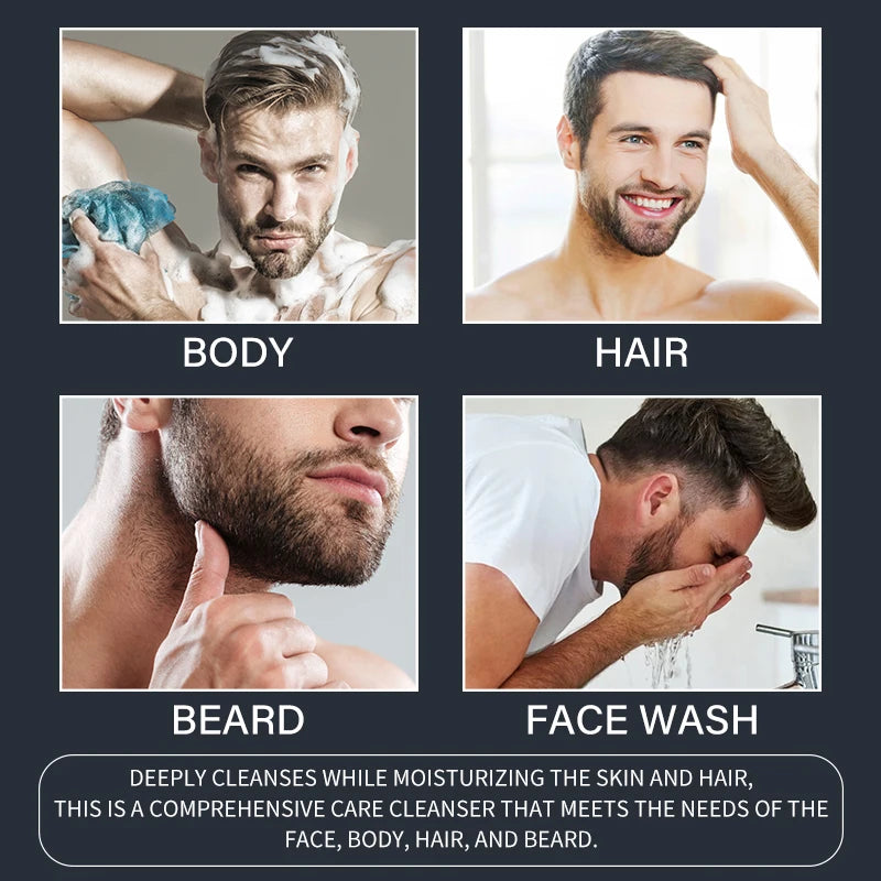 Men 4-in-1 Body, Hair, Beard and Face Wash