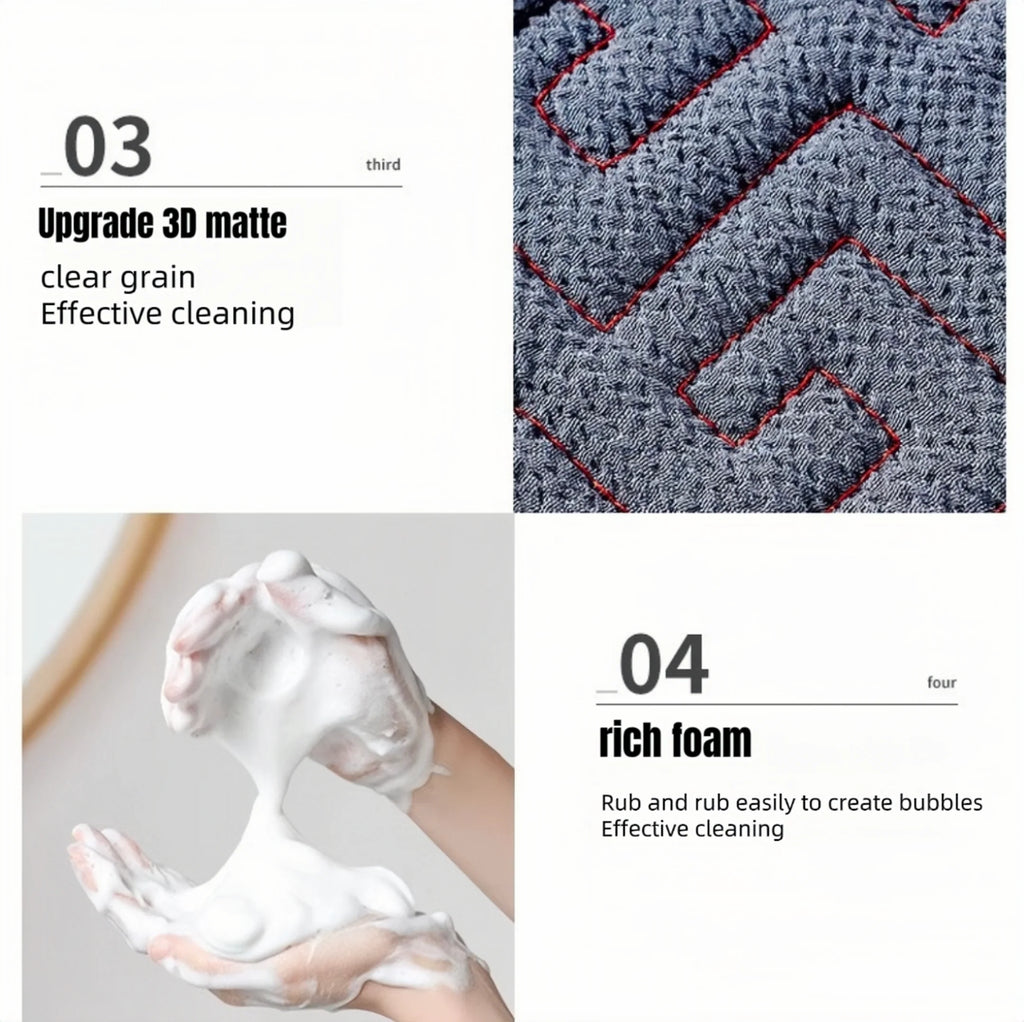 Bath towel, double-sided