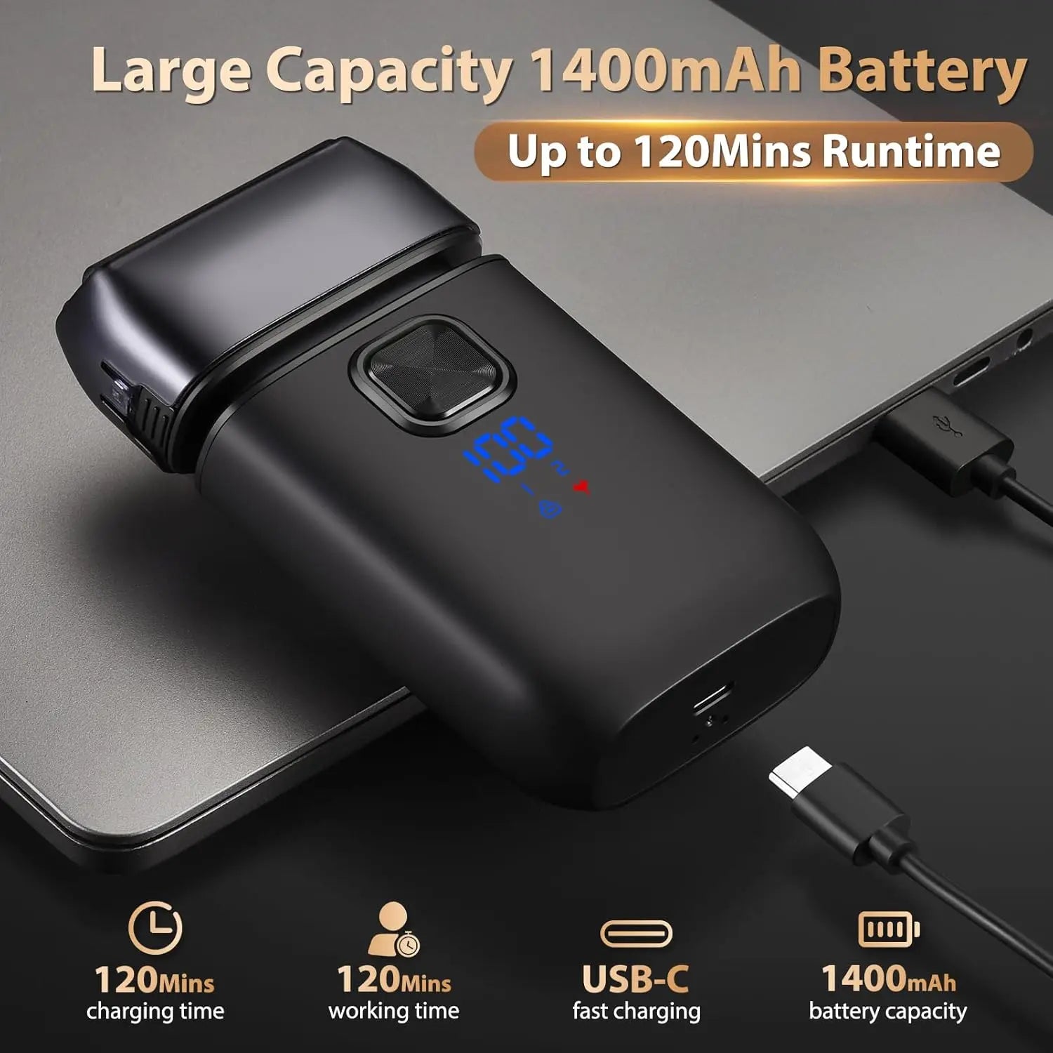 Electric Shaver for Men 2-Speed