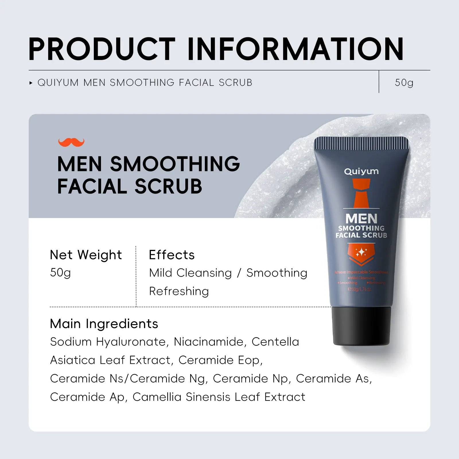 Men's Smooth Facial Scrub