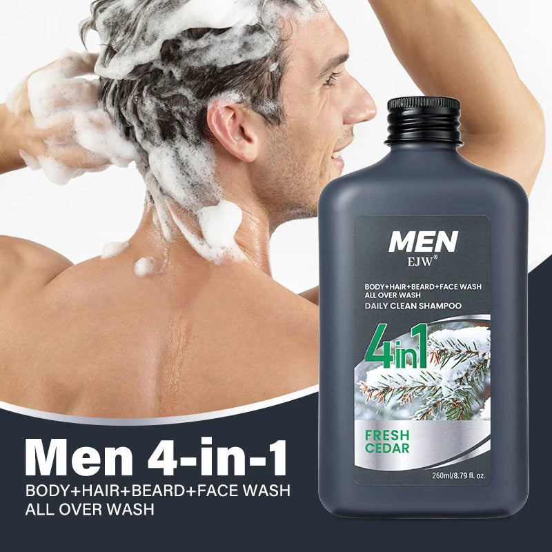 Men 4-in-1 Body, Hair, Beard and Face Wash
