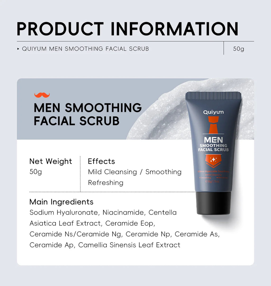 Men's Smooth Facial Scrub
