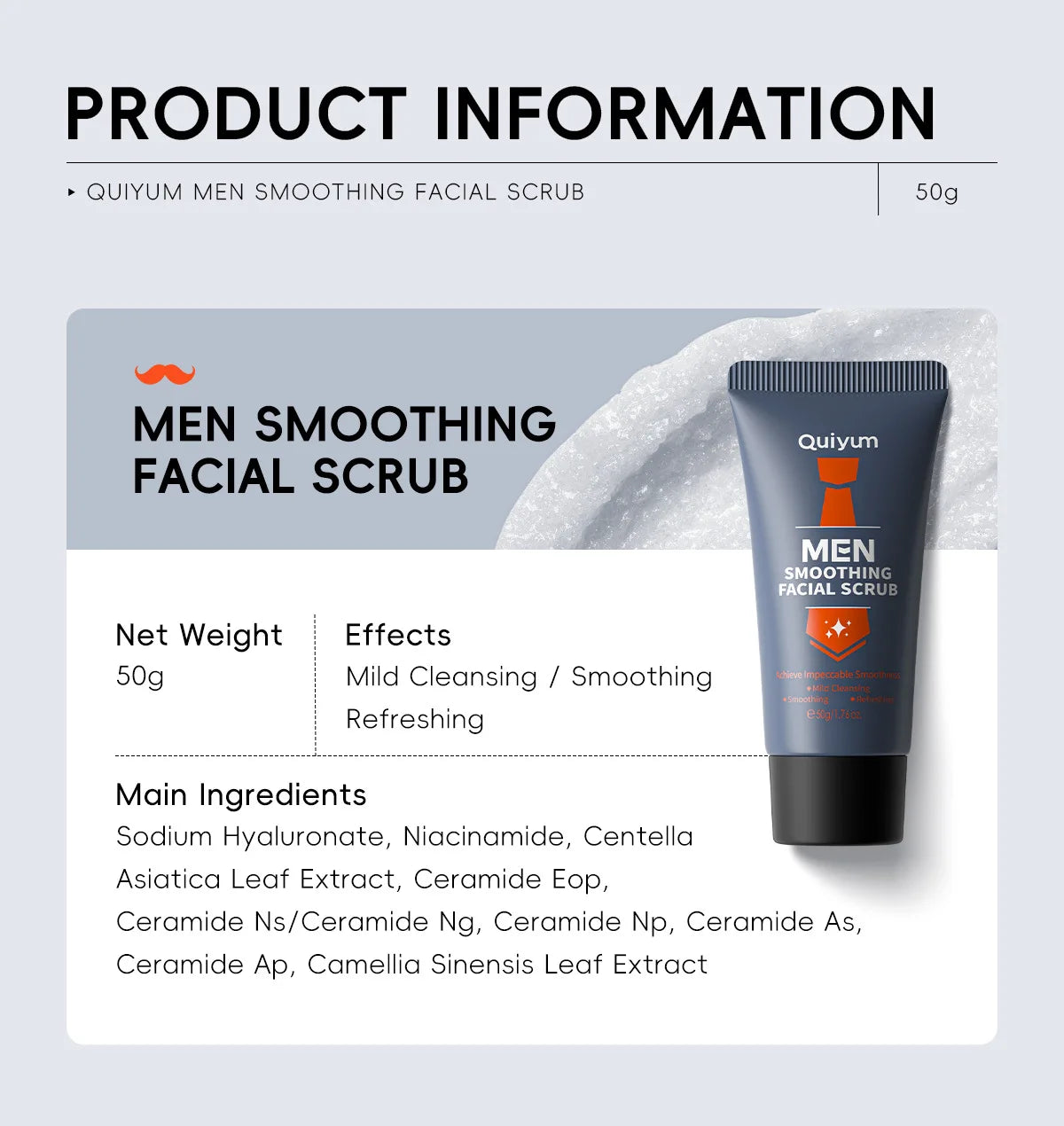 Men's Smooth Facial Scrub