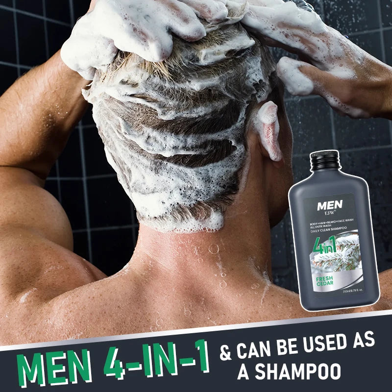 Men 4-in-1 Body, Hair, Beard and Face Wash