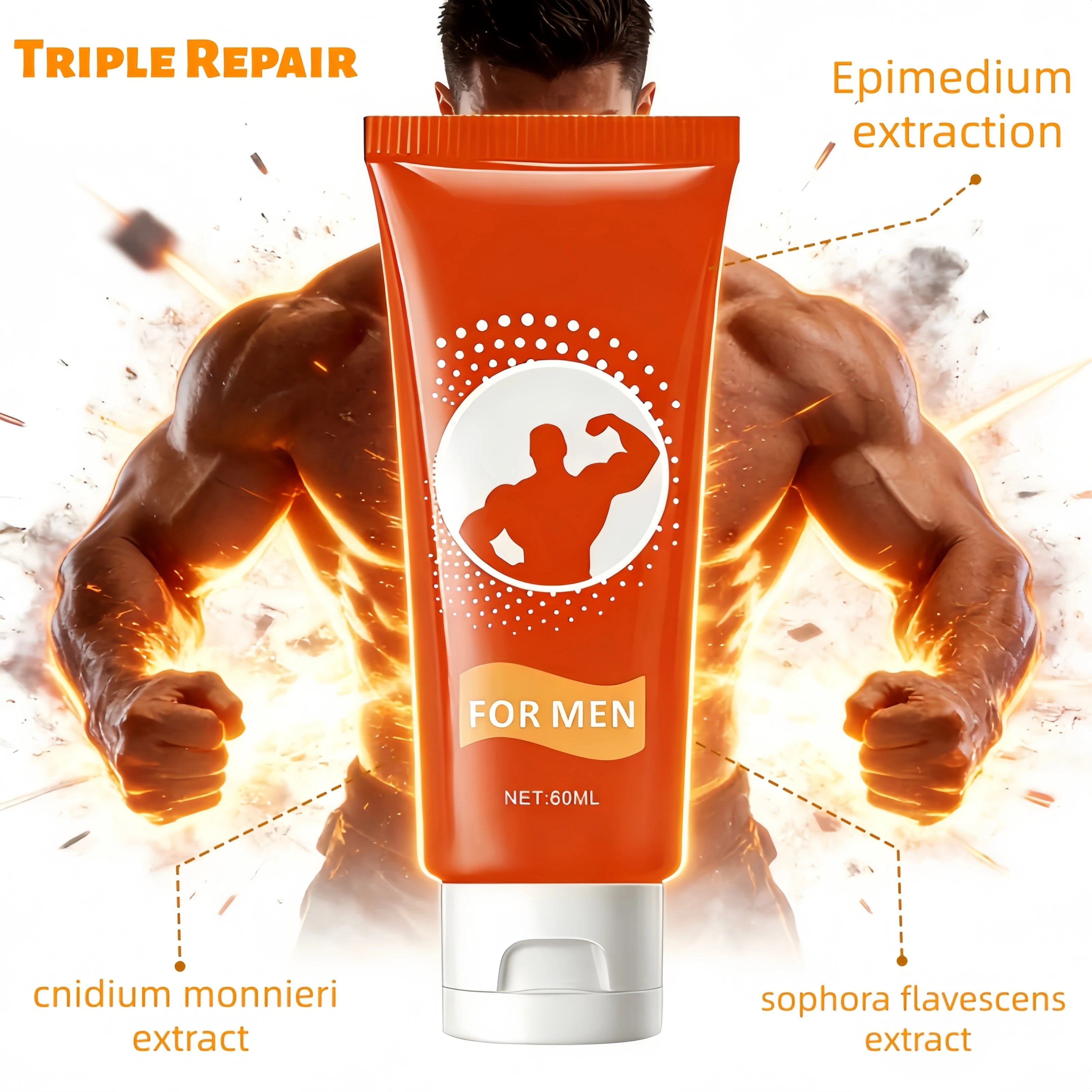 Men's massage cream