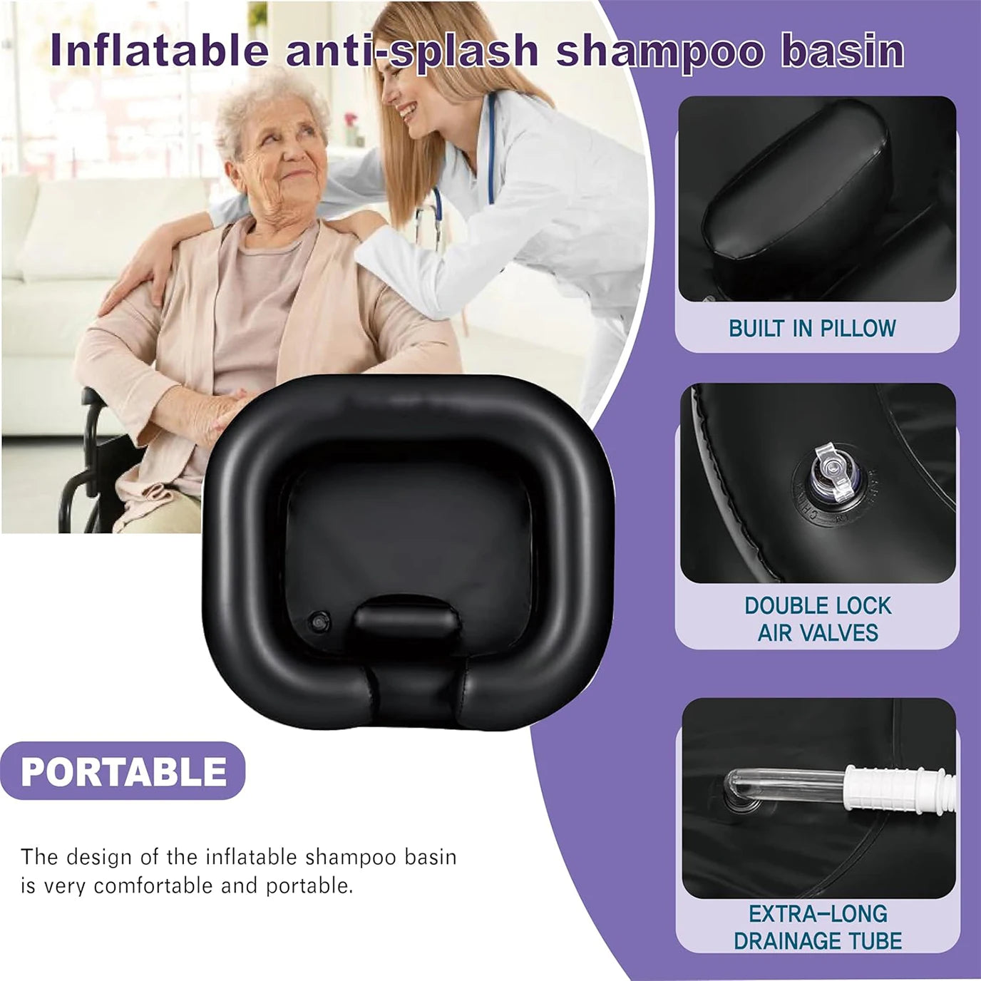 bathroom accessories Inflatable shampoo