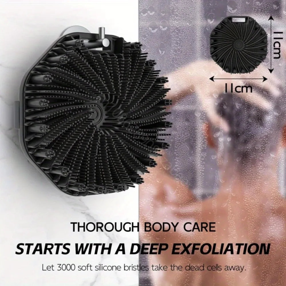 Bath Soft Silicone Back Brush