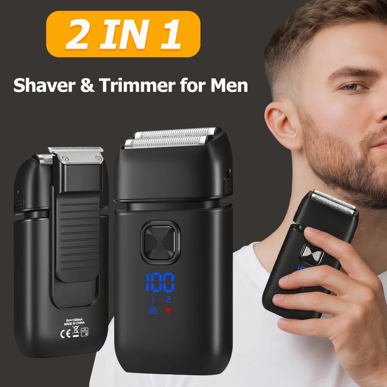 Electric Shaver for Men 2-Speed