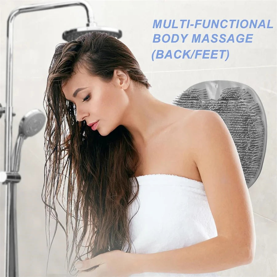 Shower Foot Scrubber Mat Back