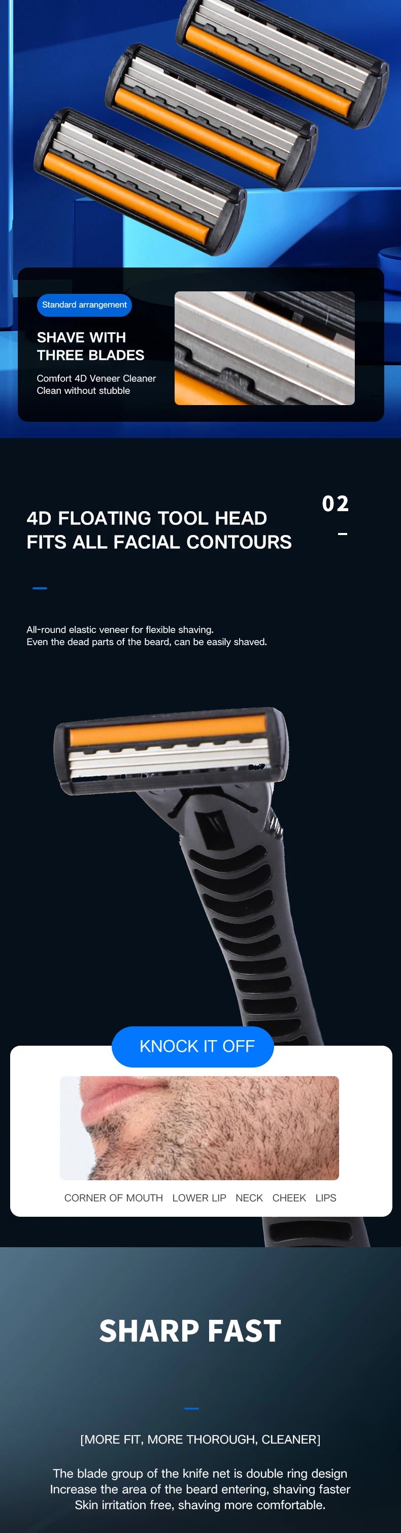 Three Layer Shaver