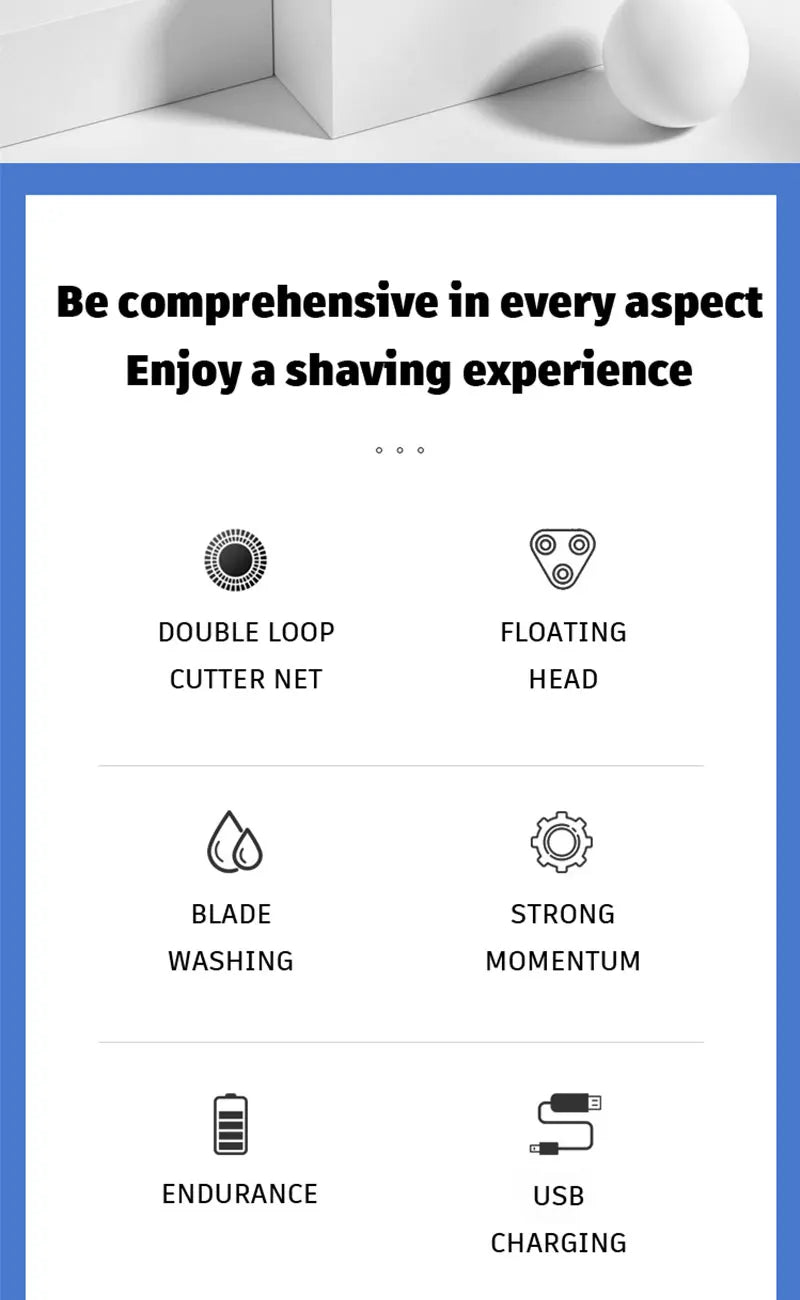 Electric Shaver for Men