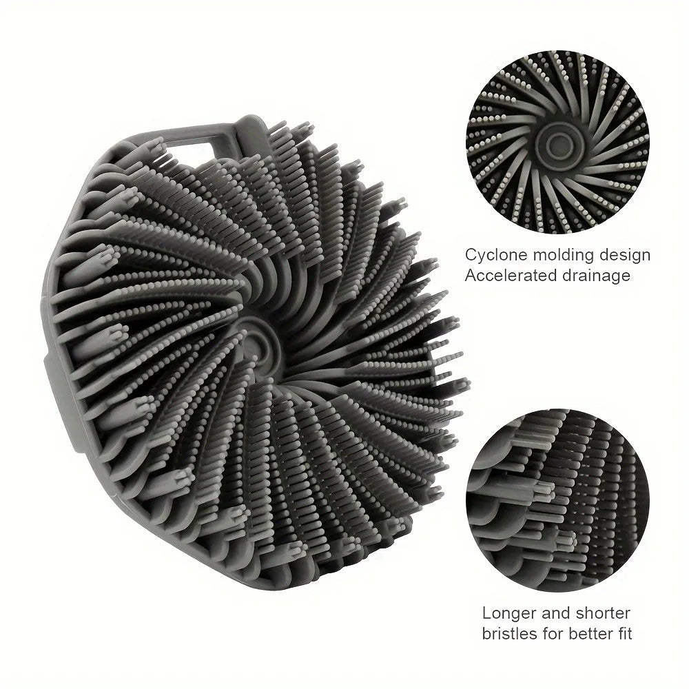 Bath Soft Silicone Back Brush
