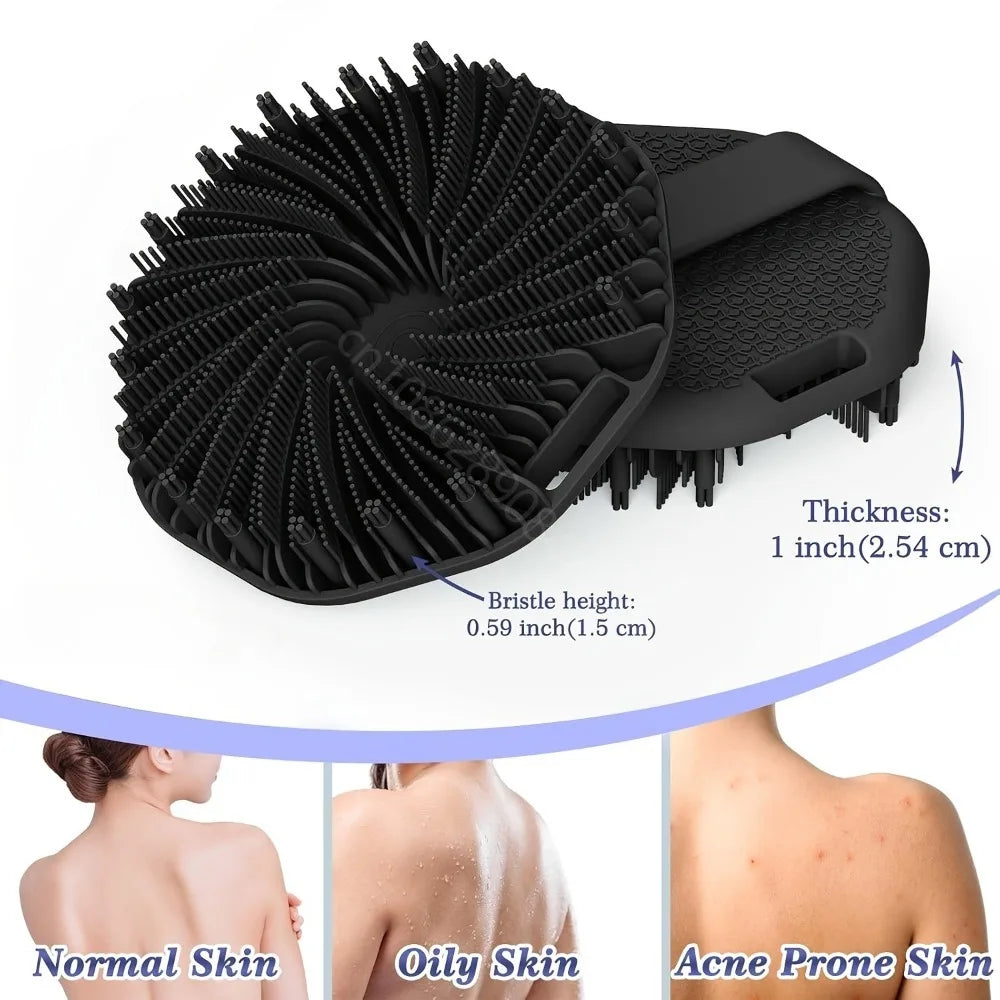 Bath Soft Silicone Back Brush