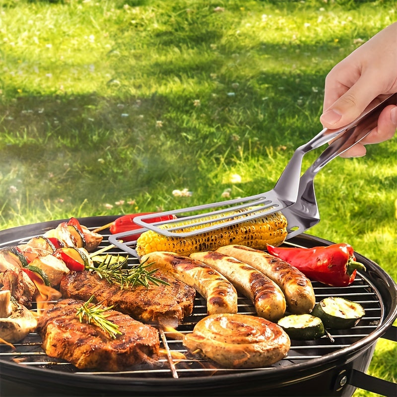 Multifunctional Stainless Steel Serving Tongs