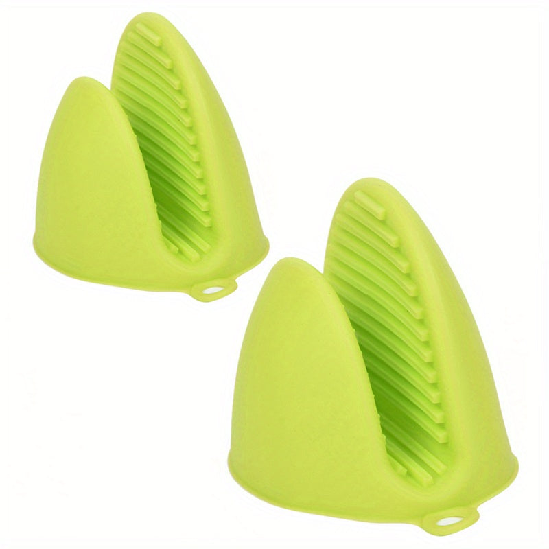 2 Pack Silicone Oven Mitts Pot Holders Sets