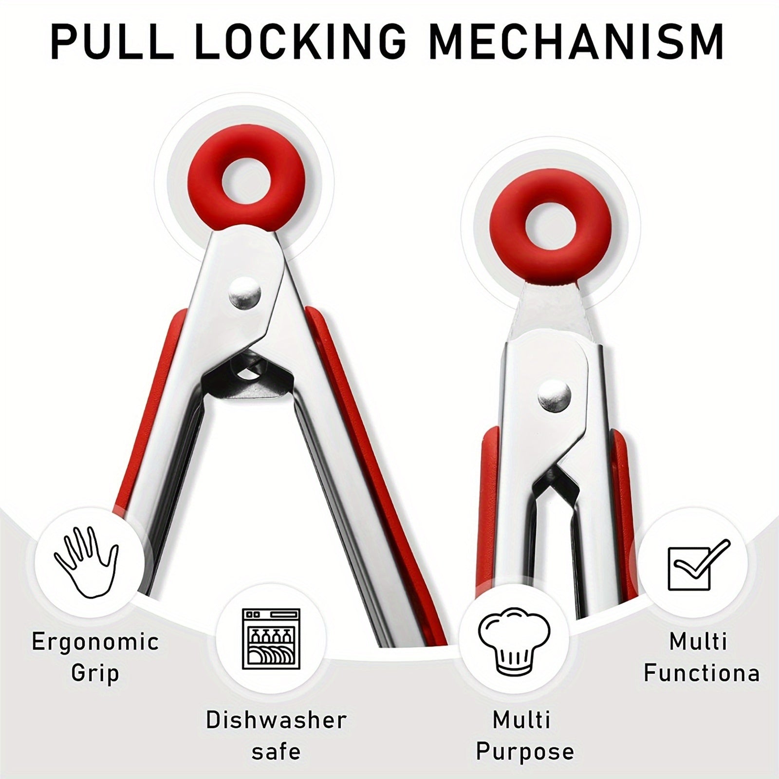 3pcs / 7pcs Kitchen Tongs
